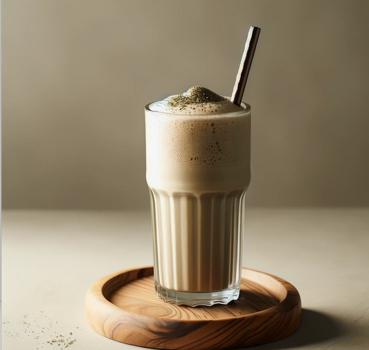 Hojicha Orange Frappe Recipe