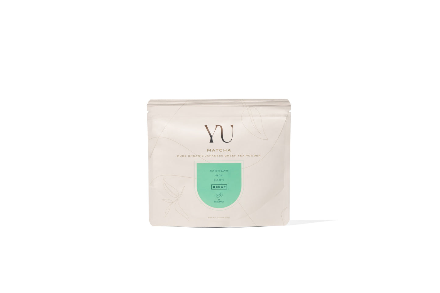 Yu Organic Decaf Ceremonial Grade Matcha Pouch